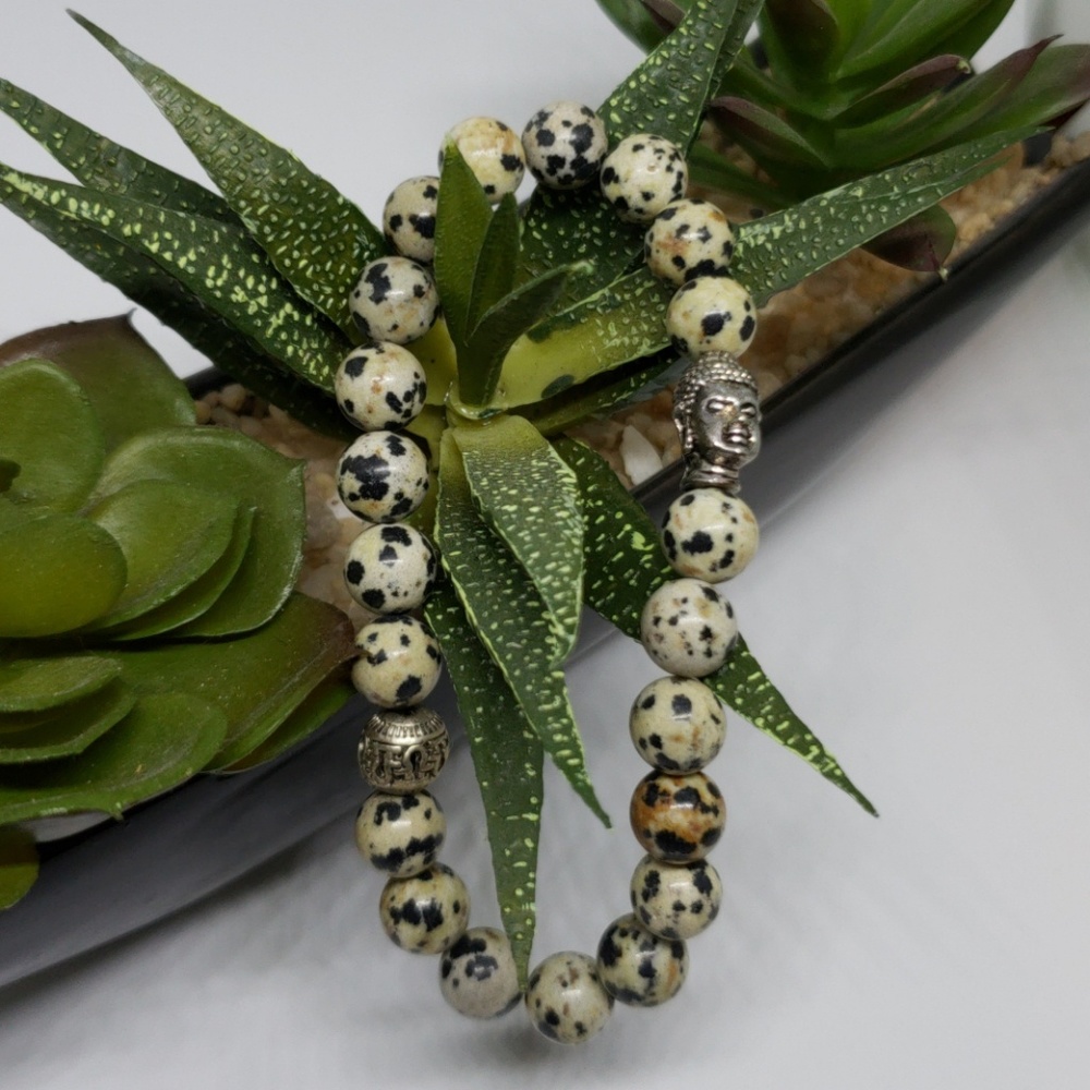 Energy Bracelet Speckled Buddha Men Women